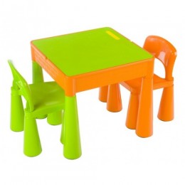 Комплект Tega MAMUT стол+2 стула MT-001 899 green/orange
